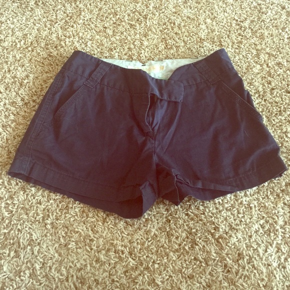 Navy broken in chino short 3" Jcrew