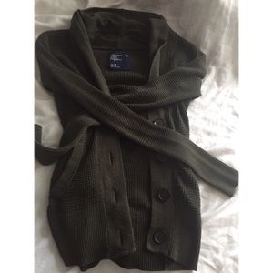 American Eagle Green Cardigan