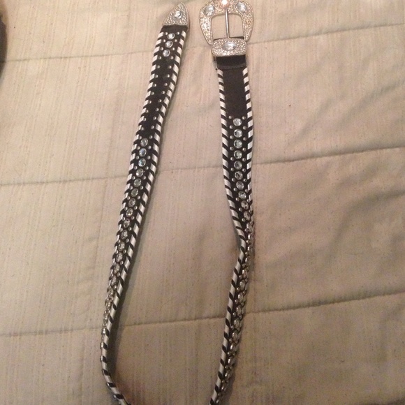 White and black belt