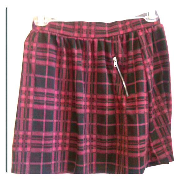 Plaid Skater Skirt