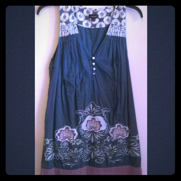 Pretty Blue Floral Dress