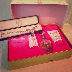 Juicy Couture Perfume set and charm bracelet