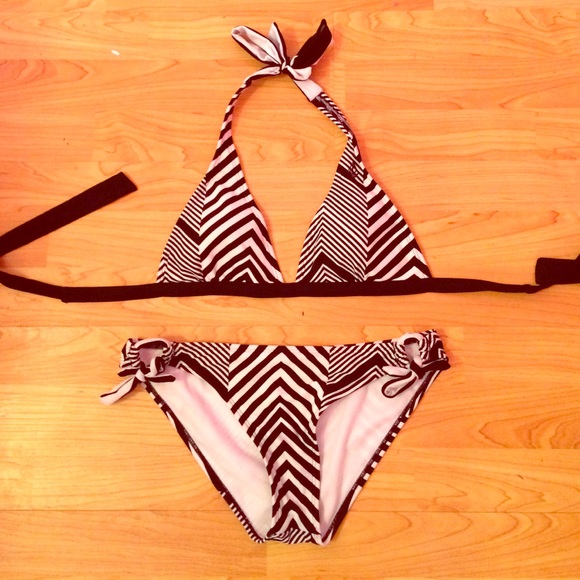 Black & White Bathing Suit
