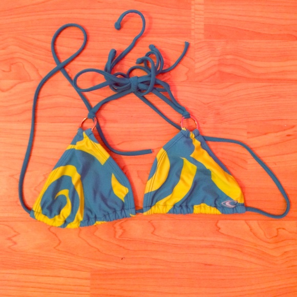 Blue & Girl Bathing Suit Top