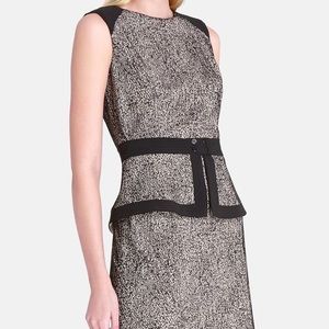 Catherine Malandrino removable peplum dress