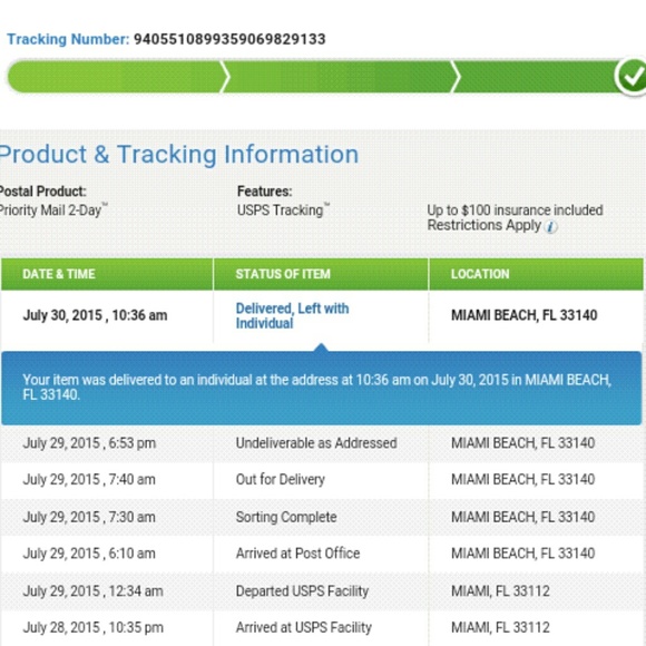 Usps tracking @ellsrags