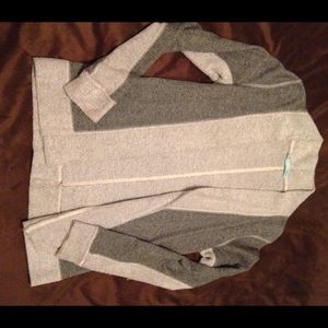 Maurices light grey and light grey sweater