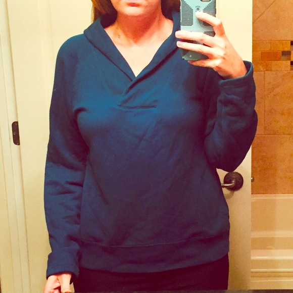 Dark teal sweater