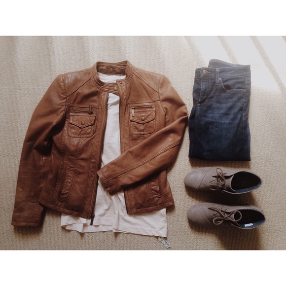 Michael Kors real leather jacket