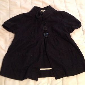 Cute short sleeved over shirt