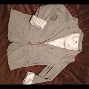 Grey nautical blazer
