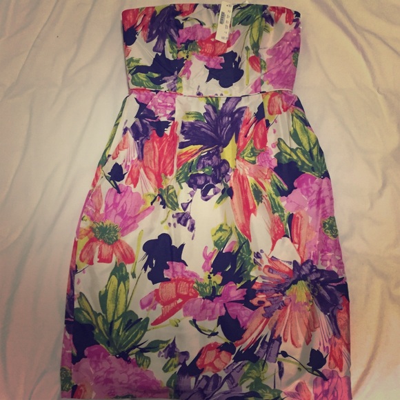 J. crew Floral Tube Dress