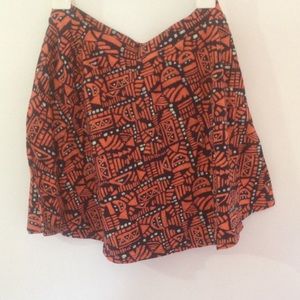 Forever 21 Tribal patterned skirt