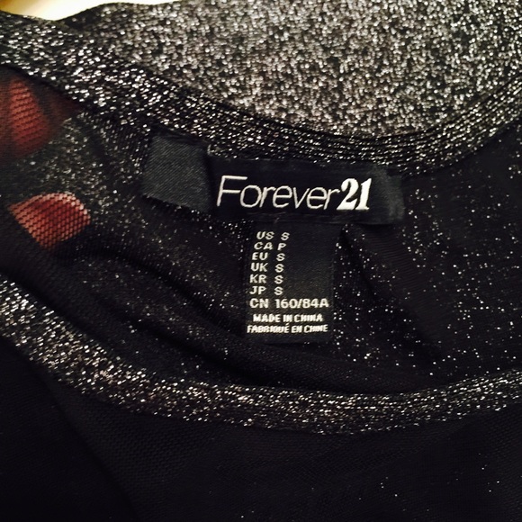 Elegant and Sexy Forever 21 Dress Sparkling Gray - Picture 2 of 4