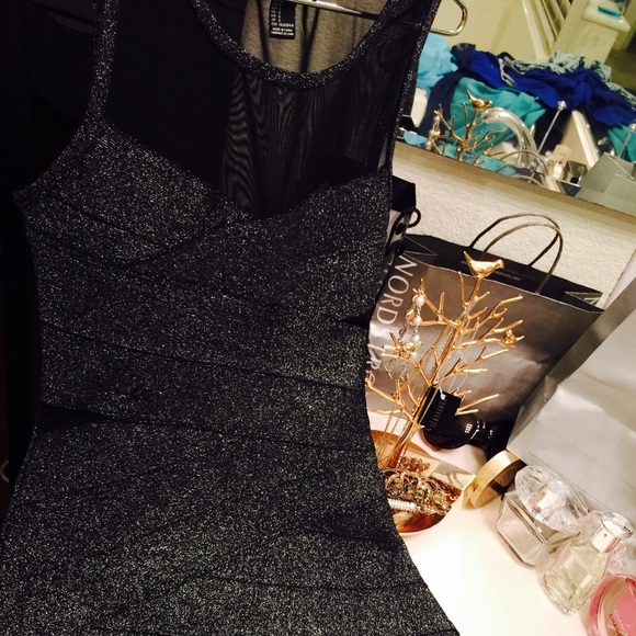 Elegant and Sexy Forever 21 Dress Sparkling Gray - Picture 4 of 4