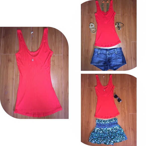 🆕 H&M Red Top - Picture 2 of 4