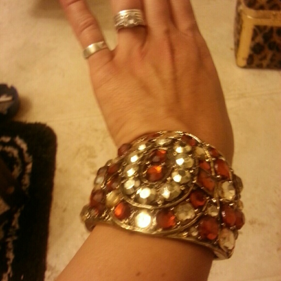 Beautiful Cuff Bracelet and Earring Set