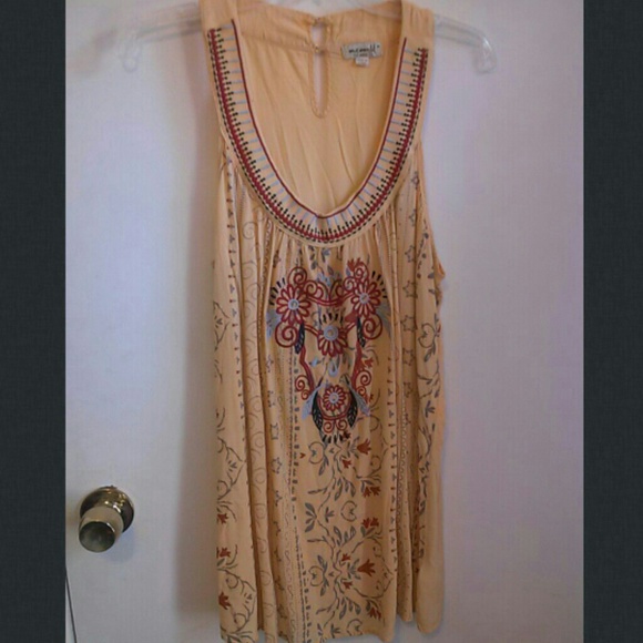 Yellow Dress with Unique Print