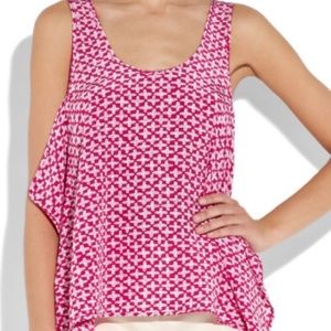 Thakoon silk ruffle tank top