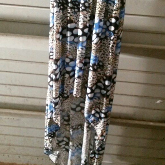 Summer/Evening dress 95% polyester 5% spandex - Picture 3 of 3