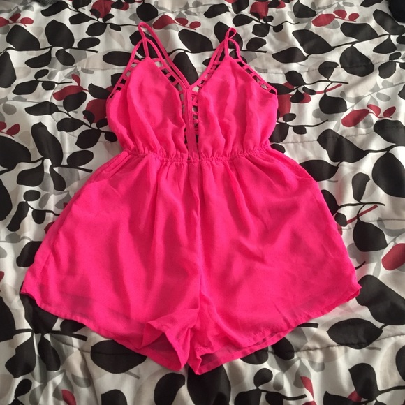 Hot Pink Romper/Jumper