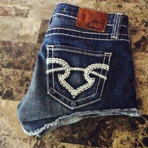 Big Star 🌟💕 REMY Low Rise Fit Jean Shorts Sz 26