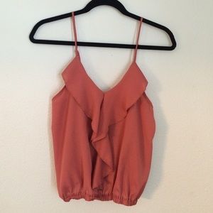 Perfect condition !! Barely worn, dark peach color