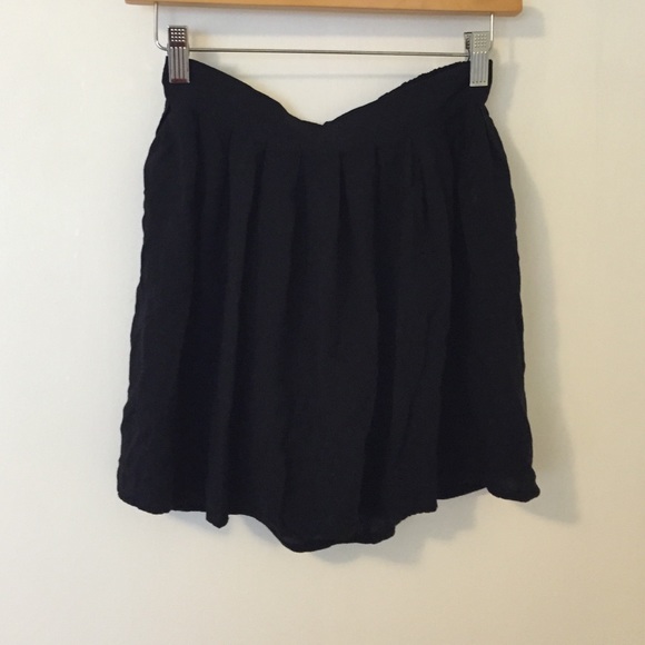 Pleated Black Skirt
