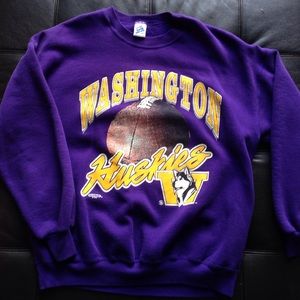 College sweatshirt Washington Huskies