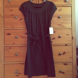 Merona Black Round Scoop Neck Dress