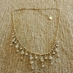 Gold diamond necklace