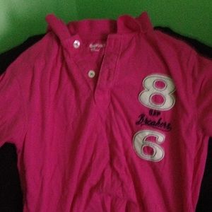 Gap boys pink collected shirt