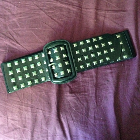 Plus size stud belt.