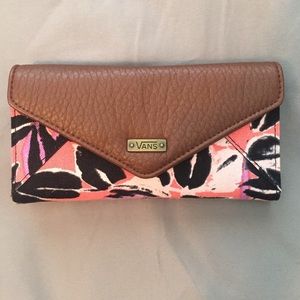 Vans floral wallet
