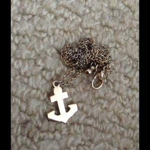 Gold Anchor Necklace