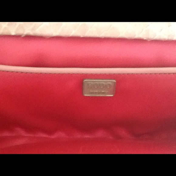 Rodo Python Skin Pink Clutch - Picture 3 of 4