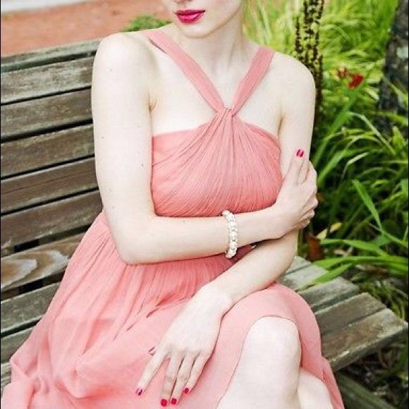 J.Crew Party Dress Petite Sinclair Silk Chiffon - Picture 2 of 8