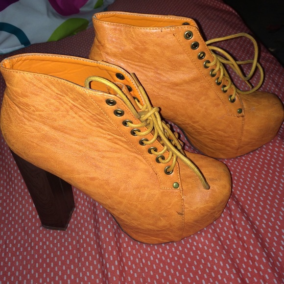 ❗️❗️ FINAL PRICE ❗️❗️Orange Platform Heels