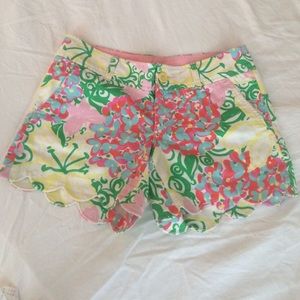 Lilly Pulitzer Scalloped Shorts