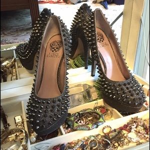 Vince Camuto Studded Pumps