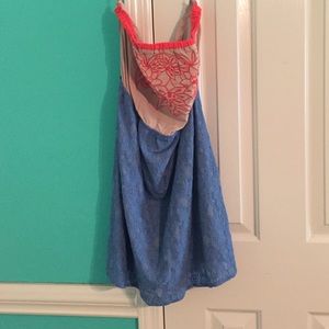 Strapless dress