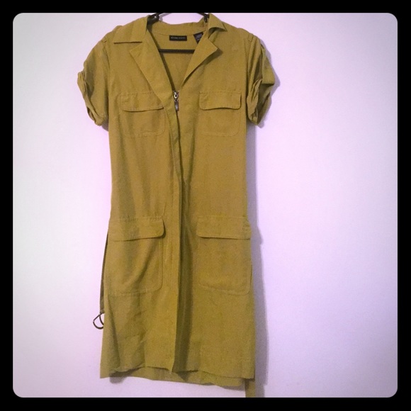 Olive green dress