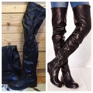 Jeffery Campbell Over the Knee Besos Boot