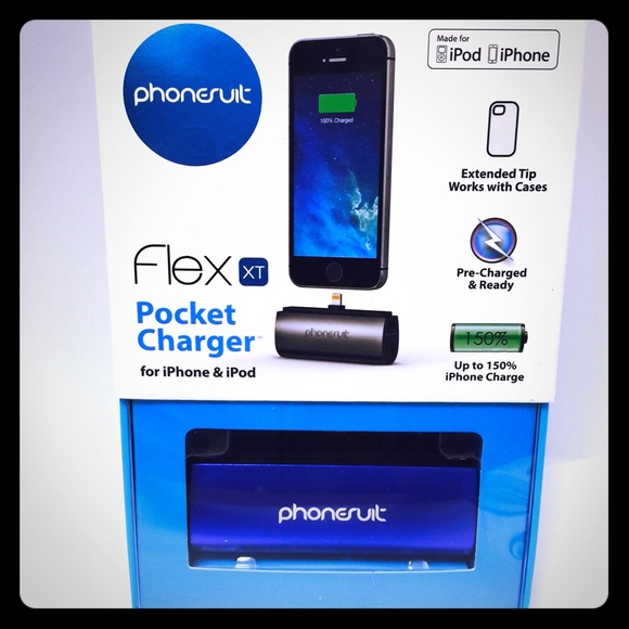 PhoneSuit flex pocket charger iPhone 5/5S/6/6+ - Picture 1 of 4