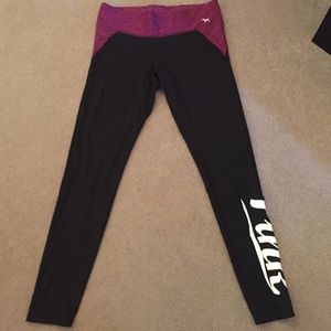 Unique Victoria's Secret Pink Leggings Size M