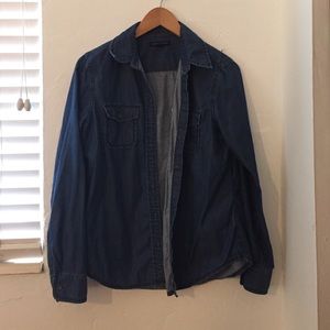 Banana Republic denim button down shirt