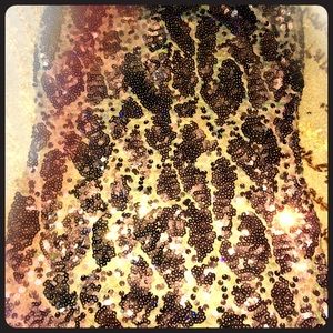 Express strapless top sequenced