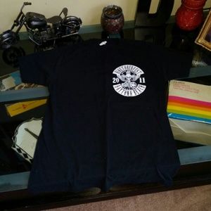 Black 2011 biketoberfest T-shirt