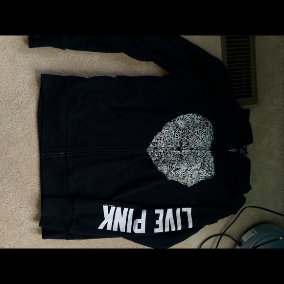 VS zip up heart hoodie