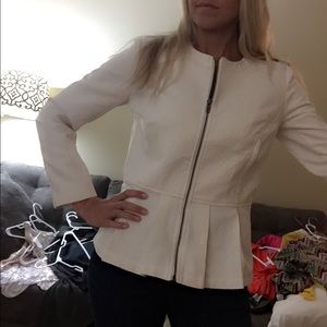 Patterson j Kincaid peplum jacket NWT